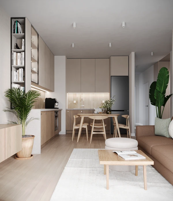 Nowoczesne mieszkanie na Warszawskim Mokotowie - 65m2